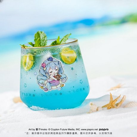 Moeyu Anime Miku Glass Cup Coffee Tea Milk Juice Mug Creative Pad Mat Japan Cartoon Kawaii Cups Manga Drinkware Vocaloid Cosplay, everythinganimee