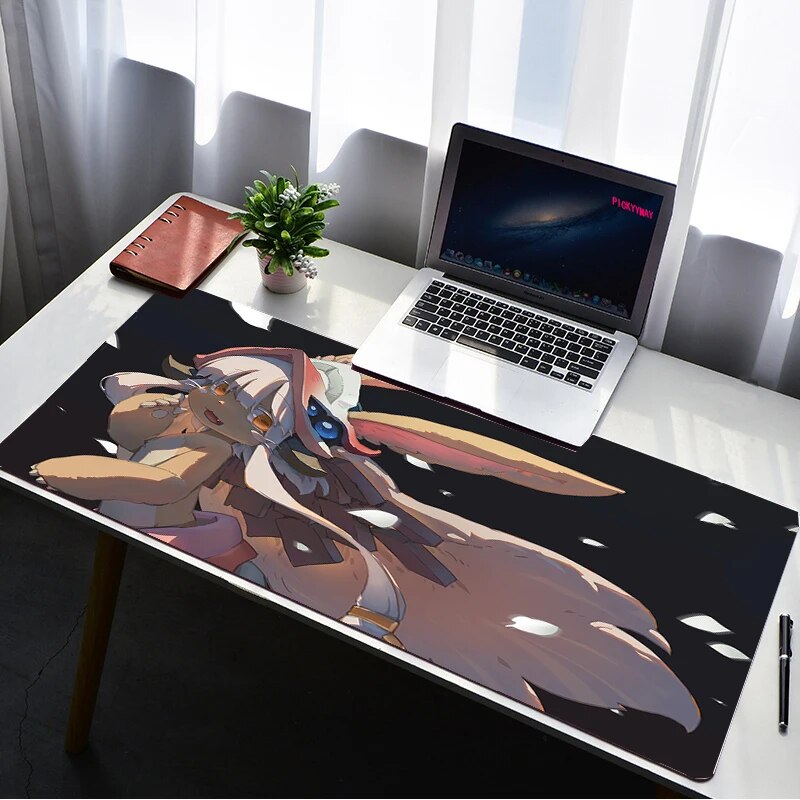 This mousepad captures the magic of Made in Abyss. If you're looking for more Made in Abyss merch, we have it all! Check out our anime merch now—free shipping!