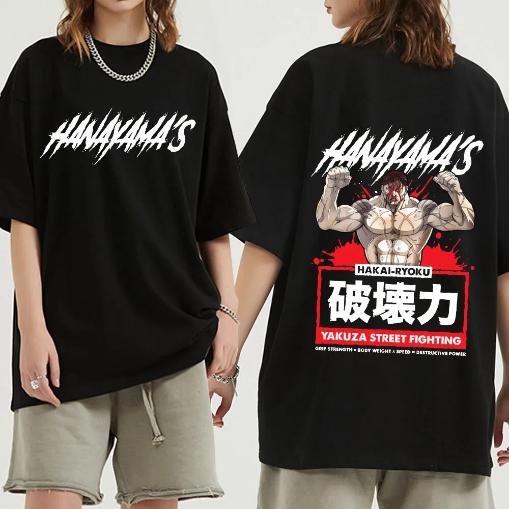 This t-shirt is designed for fans who embrace strength and determination. | If you are looking for more Baki the Grappler Merch, We have it all!| Check out all our Anime Merch now!