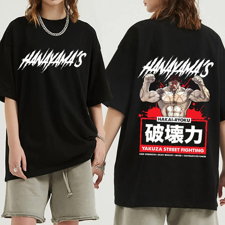 This t-shirt is designed for fans who embrace strength and determination. | If you are looking for more Baki the Grappler Merch, We have it all!| Check out all our Anime Merch now!