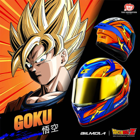 This helmet captures the magic of Dragon Ball Z. If you're looking for more Dragon Ball Z merch, we have it all! Check out our anime merch now—free shipping!