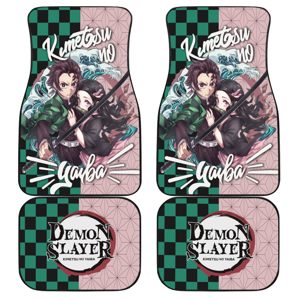 Demon Slayer Car Mats Set