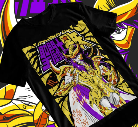 Here at Everythinganimee we have only the best anime merch! Free Global Shipping.
Embrace the power of the cosmos with this Saint Seiya Knights of the Zodiac T-shirt.