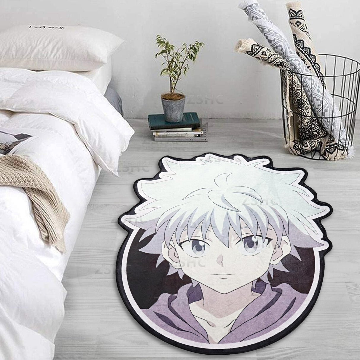 This doormat captures the magic of Killua Zoldyck.If you're looking for more Hunter X Hunter merch, we have it all! Check out our anime merch now—free shipping!