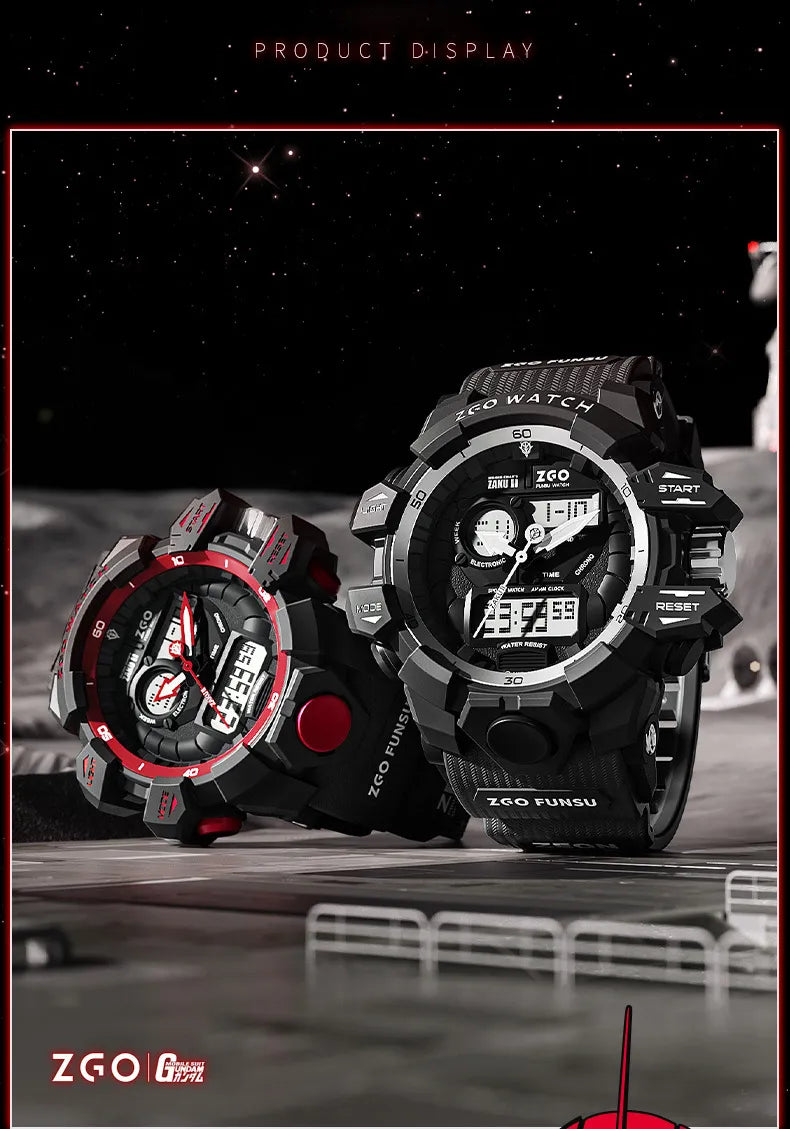 This watch captures the magic of Gundam. If you're looking for more Gundam merch, we have it all! Check out our anime merch now—free shipping!