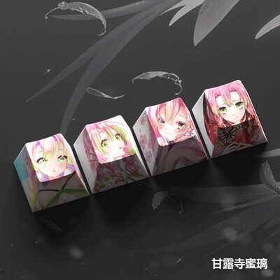 4-Piece Demon Slayer Keycaps Set