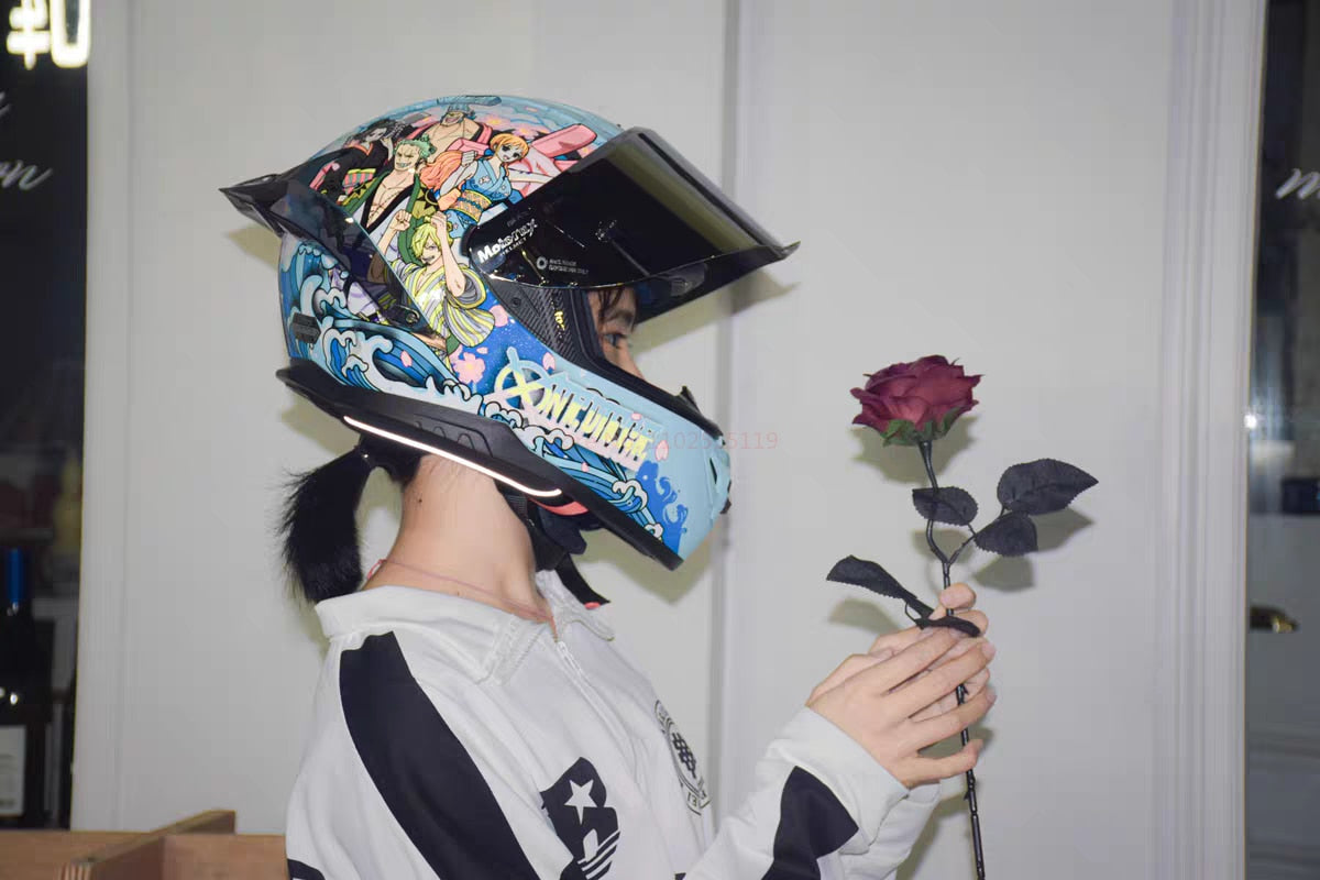 This helmet captures the magic of One Piece. If you're looking for more One Piece merch, we have it all! Check out our anime merch now—free shipping!