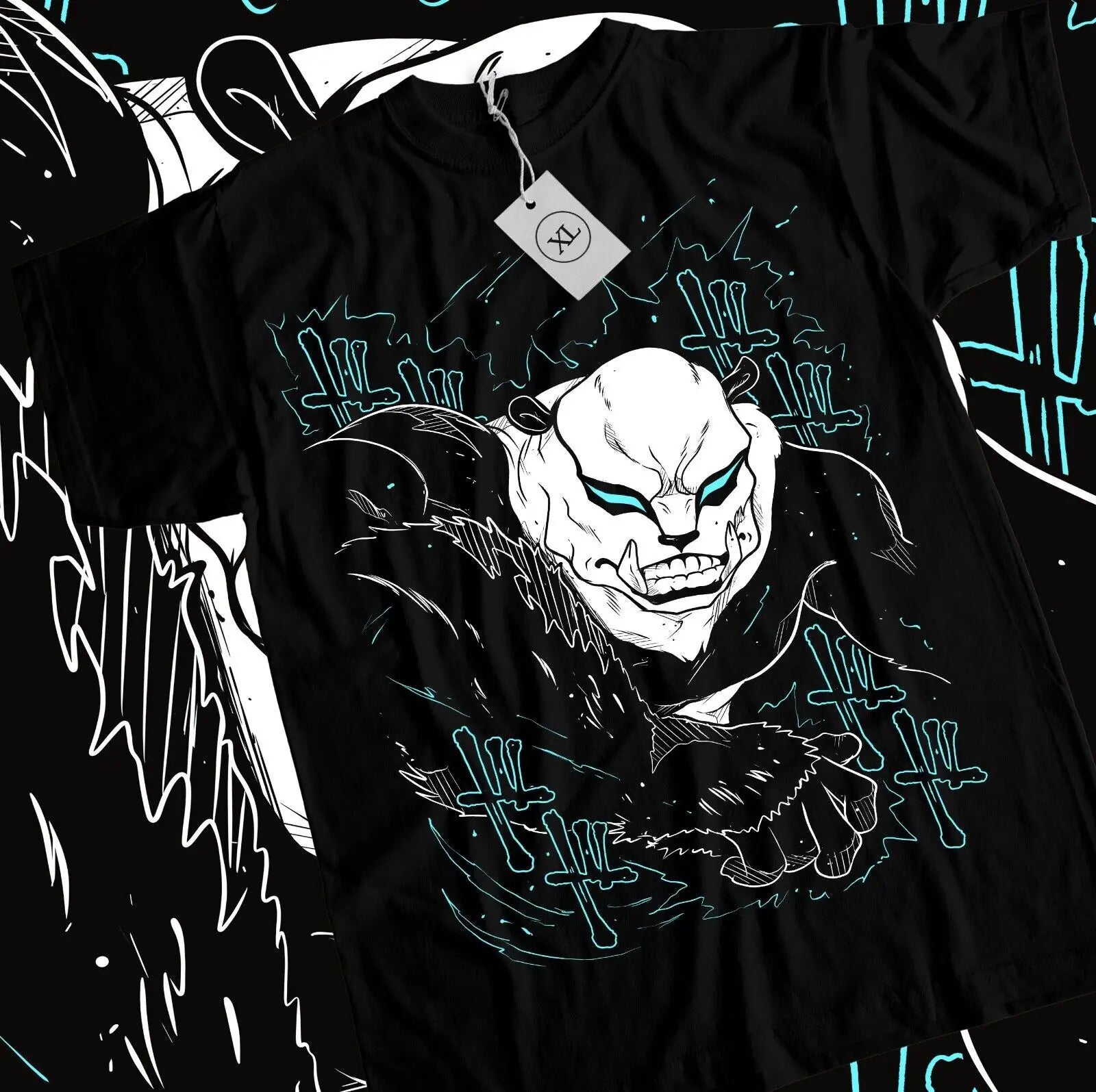 Here at Everythinganimee we have the best anime shirts in the world. 
Unleash the strength of Panda from Jujutsu Kaisen with this powerful design!