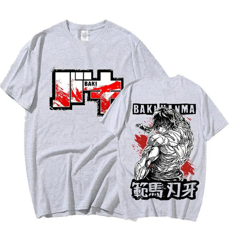 You can proudly display your love for this legendary with our exclusive Baki T-Shirt! If you are looking for more Baki  Merch, We have it all!| Check out all our Anime Merch now!