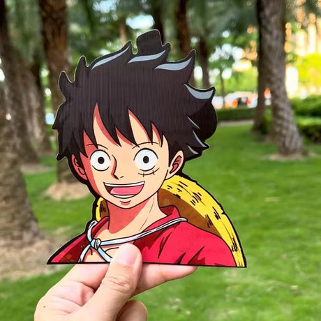 This sticker captures the essence of Luffy in an impressive 3D motion effect. | If you are looking for more One Piece Merch, We have it all! | Check out all our Anime Merch now!