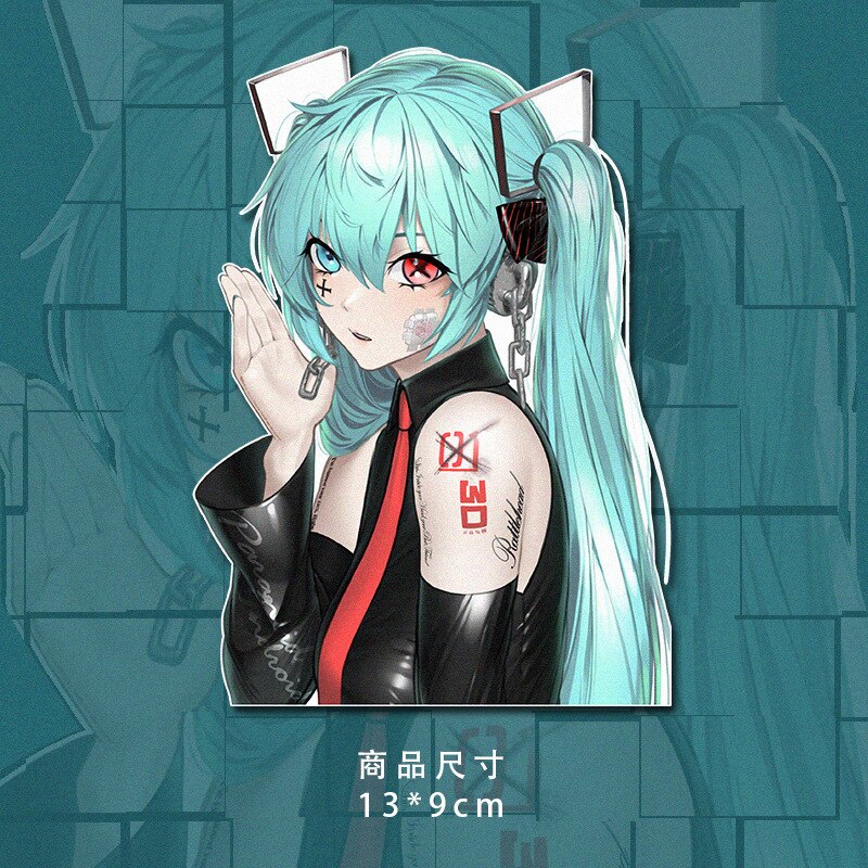 Hatsune Miku Waterproof Decorative Stickers