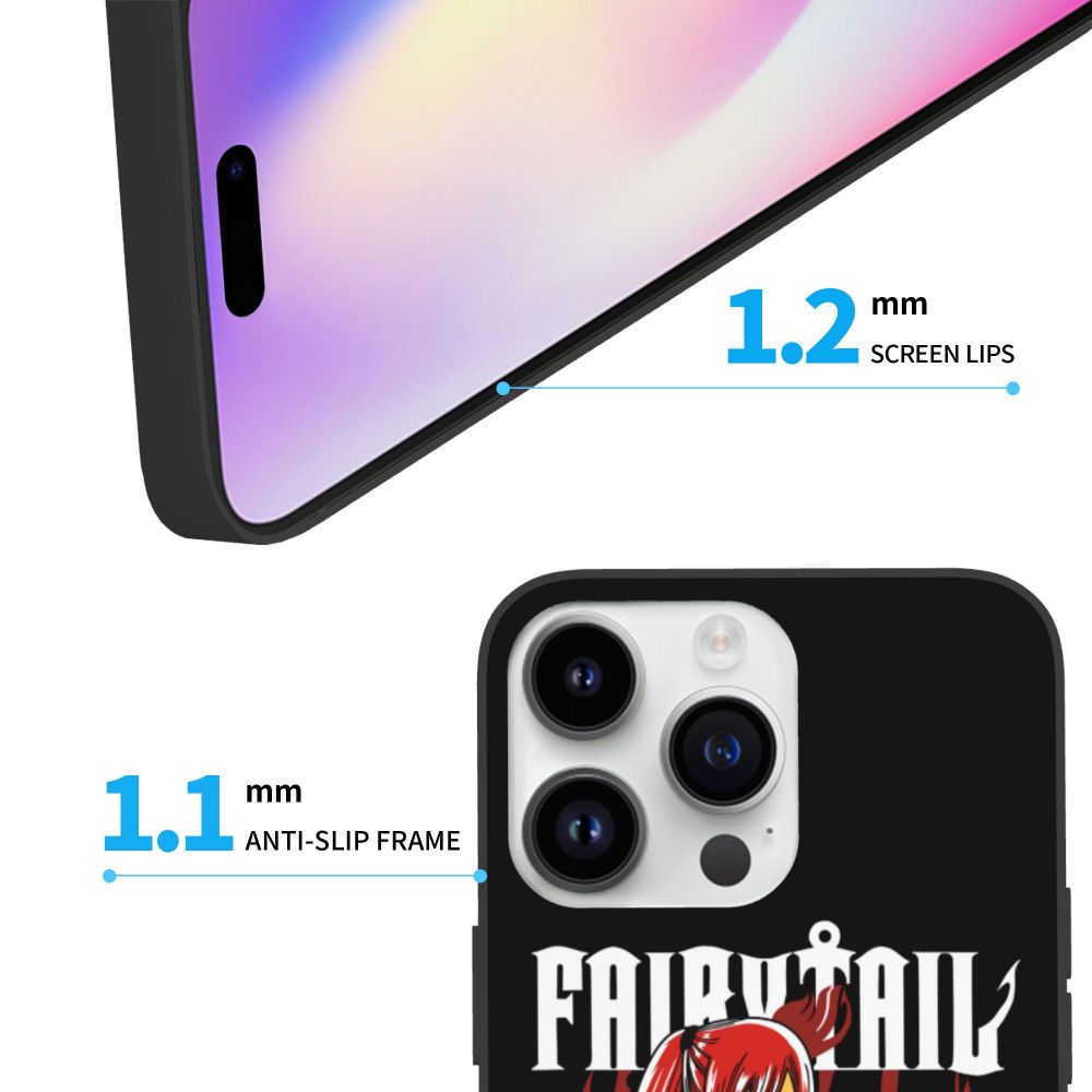 This phone case captures the magic of Erza. If you're looking for more Fairy Tail merch, we have it all! Check out our anime merch now—free shipping!
