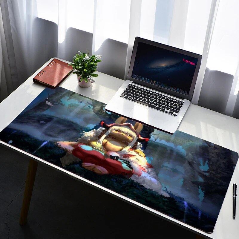 This mousepad captures the magic of Made in Abyss. If you're looking for more Made in Abyss merch, we have it all! Check out our anime merch now—free shipping!