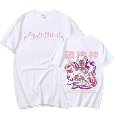 This shirt embodies the spirit of adventure in the world of Black Clover. If you are looking for more Black Clover Merch, We have it all!| Check out all our Anime Merch now!