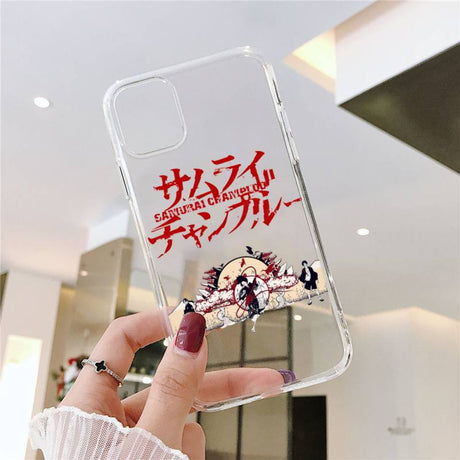 Samurai Champloo Phone Case For iPhone 11 12 Mini 13 14 Pro XS Max X 8 7 6s Plus 5 SE XR Transparent Shell, everythinganimee