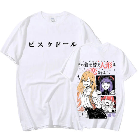 This shirts captures the magic of Marin. If you're looking for more My Dress Up Darling merch, we have it all! Check out our anime merch now—free shipping!
