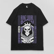 Here at Everythinganimee we have the best anime shirts in the world.
Embrace the dark power of Ainz Ooal Gown with this Overlord Tee. Featuring a detailed design of the iconic character from the anime Overlord, this shirt captures the essence of the skeletal overlord in a striking black and purple aesthetic.