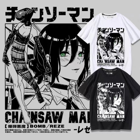 Chainsaw Man Reze T-shirts