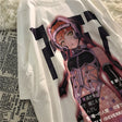 This shirt captures the magic of Mari Makinami. If you're looking for more Evangelion merch, we have it all! Check out our anime merch now—free shipping!