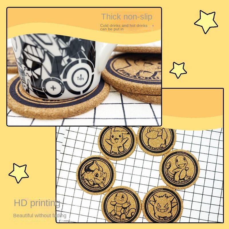 PokéGuard Elemental Coasters: Protect & Display