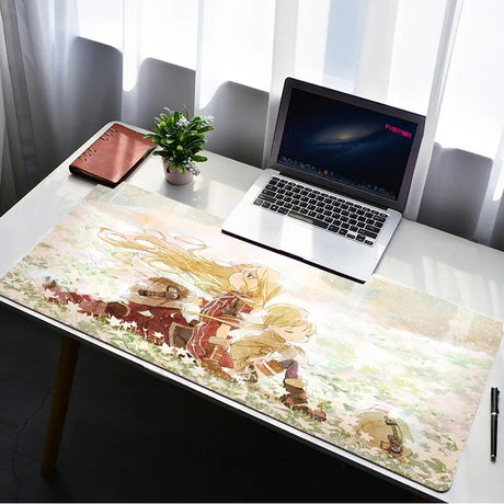 This mousepad captures the magic of Made in Abyss. If you're looking for more Made in Abyss merch, we have it all! Check out our anime merch now—free shipping!