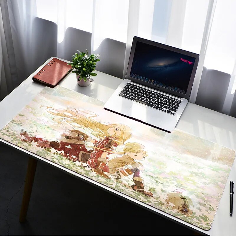 This mousepad captures the magic of Made in Abyss. If you're looking for more Made in Abyss merch, we have it all! Check out our anime merch now—free shipping!