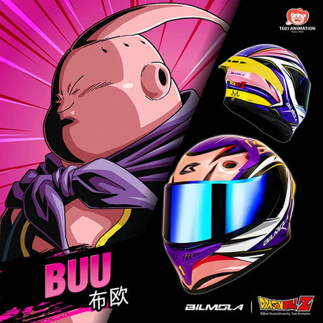 This helmet captures the magic of Dragon Ball Z. If you're looking for more Dragon Ball Z merch, we have it all! Check out our anime merch now—free shipping!