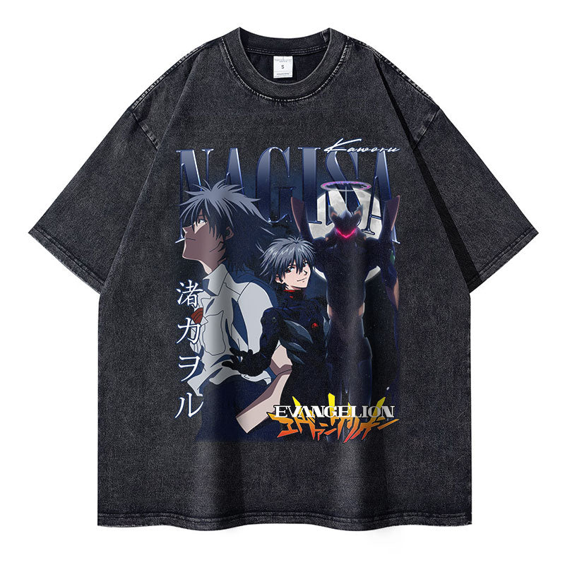 This tees captures the magic of Neon. If you're looking for more Neon Genesis Evangelion merch, we have it all! Check out our anime merch now—free shipping!