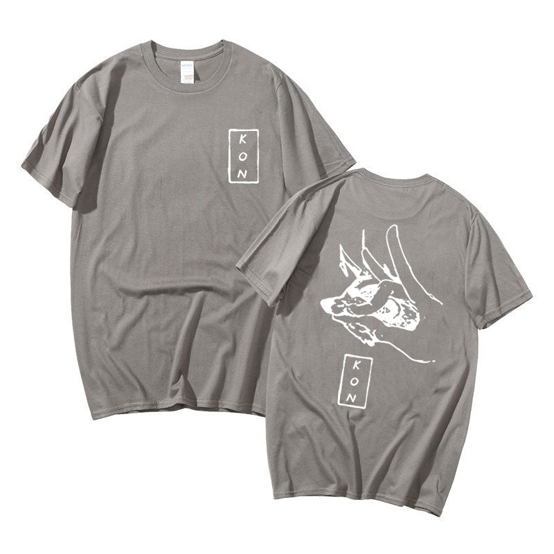 Chainsaw Man Hayakawa Aki Fox Devil Kon Print T-Shirt