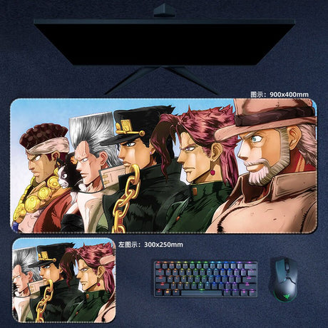 This mousepad captures the magic of JoJo's Bizarre Adventure. Want more merch? We’ve got it all—check out our anime store now with free shipping!