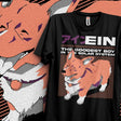 This tee captures the magic of Ein. If you're looking for more Cowboy Bebop merch, we have it all! Check out our anime merch now—free shipping!