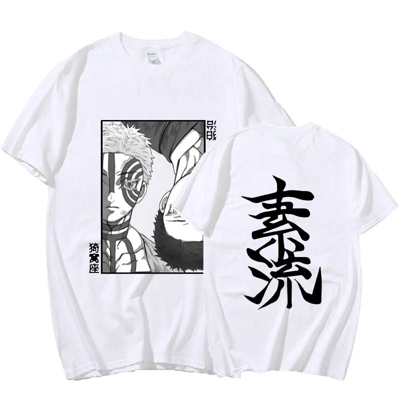Immerse yourself in the world of Demon Slayer with this sleek and trendy T-shirt. If you are looking for more Demon Slayer Merch, We have it all!| Check out all our Anime Merch now.