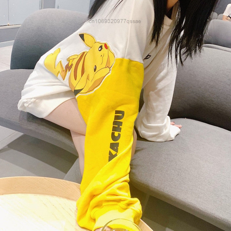 Pokemon Pikachu Casual Fashion Sweatshirt - Loose Fit Pullover