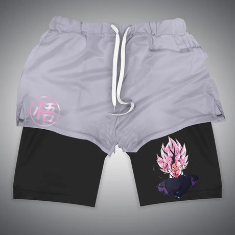 Embrace the Super Saiyan Rosé's formidable style with these shorts. | If you are looking for more Dragon Ball Z Merch, We have it all! | Check out all our Anime Merch now.