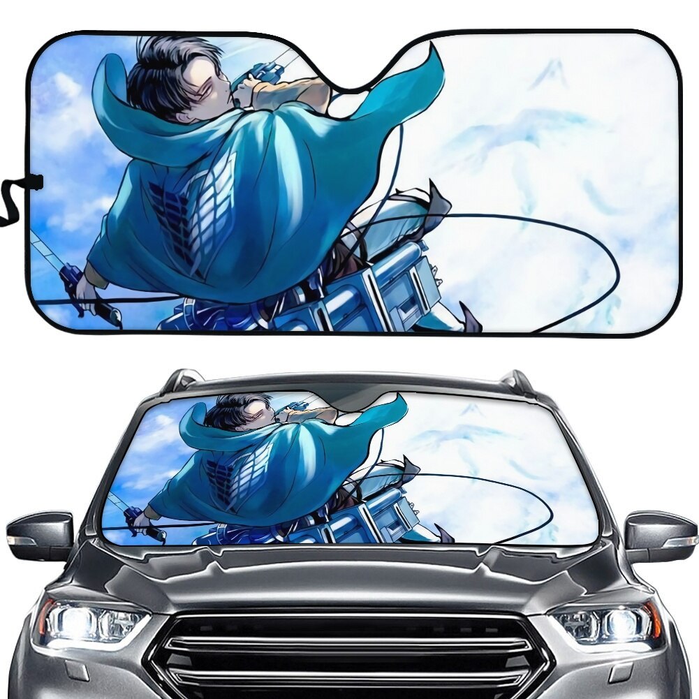 This sunshade captures the power of Attack on Titan. Want more Attack on Titan merch? We’ve got it all. Explore our anime store now—free shipping on everything!