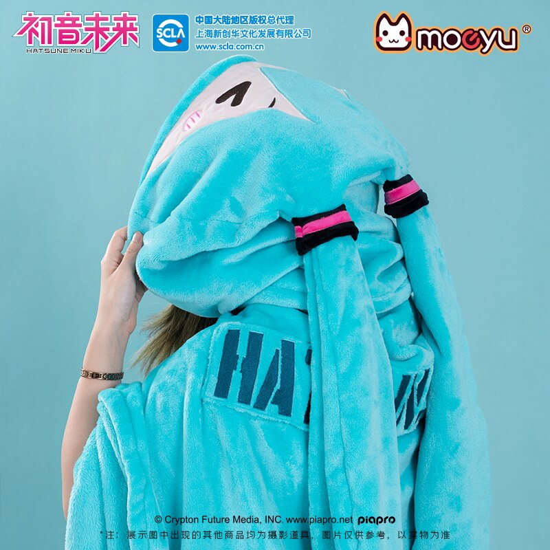 Hatsune Miku 2-in-1 Flannel Blanket Cloak Hoodie