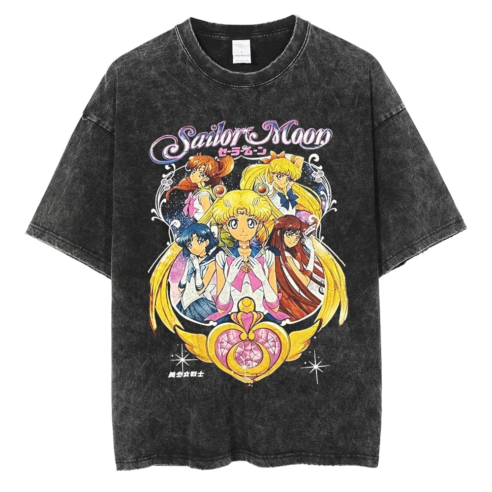 This tee captures the magic of Sailor Moon. If you're looking for more Sailor Moon merch, we have it all! Check out our anime merch now—free shipping!
