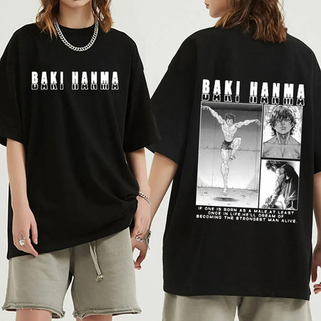 This t-shirt is designed for fans who embrace strength and determination. | If you are looking for more Baki the Grappler Merch, We have it all!| Check out all our Anime Merch now!