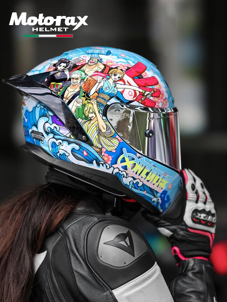 This helmet captures the magic of One Piece. If you're looking for more One Piece merch, we have it all! Check out our anime merch now—free shipping!