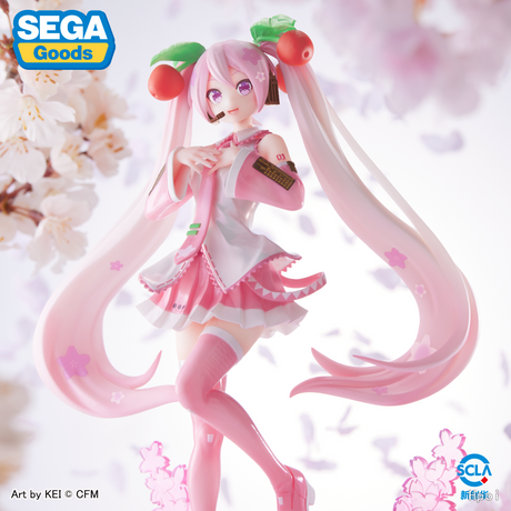 Admire the Sakura figurine, with hair flowing like petals & cherry blossoms shows spring's joy. If you are looking for more Vocaloid, We have it all! | Check out all our Anime Merch now!