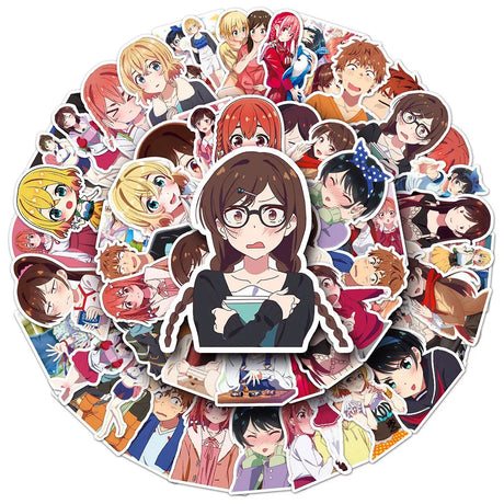 These stickers capture the charm of Rent A Girlfriend. Love the series? We’ve got all the merch you need. Shop now and enjoy free shipping on everything!