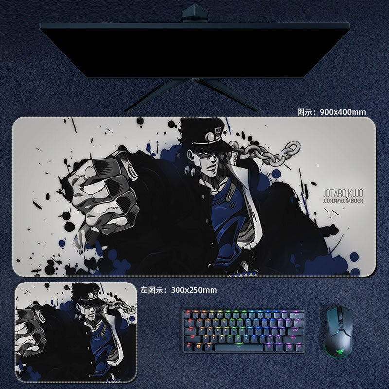This mousepad captures the magic of JoJo's Bizarre Adventure. Want more merch? We’ve got it all—check out our anime store now with free shipping!