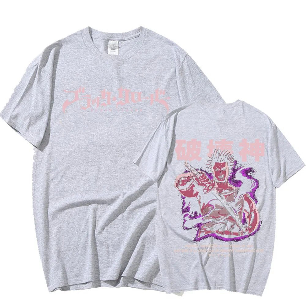 This shirt embodies the spirit of adventure in the world of Black Clover. If you are looking for more Black Clover Merch, We have it all!| Check out all our Anime Merch now!
