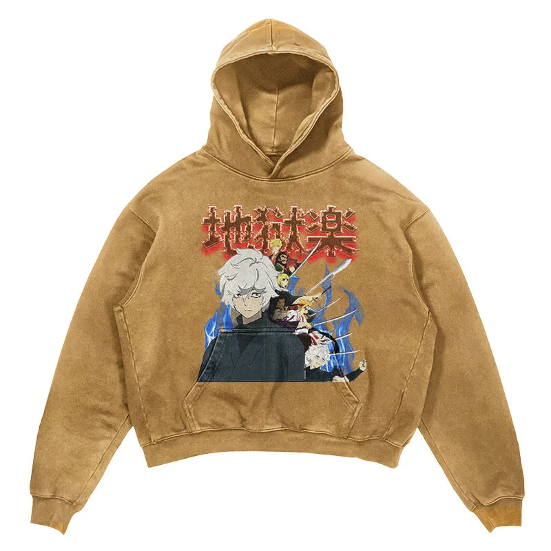 This shirt features a print of Gabimaru, embodying his fierce & unyielding spirit. | If you are looking for more Hell's Paradise Merch, We have it all! | Check out all our Anime Merch now!