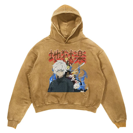 This shirt features a print of Gabimaru, embodying his fierce & unyielding spirit. | If you are looking for more Hell's Paradise Merch, We have it all! | Check out all our Anime Merch now!