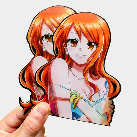 Each sticker showcases Nami range of dynamic poses, capturing her glowing spirit. If you are looking for more One Piece Merch, We have it all! | Check out all our Anime Merch now!