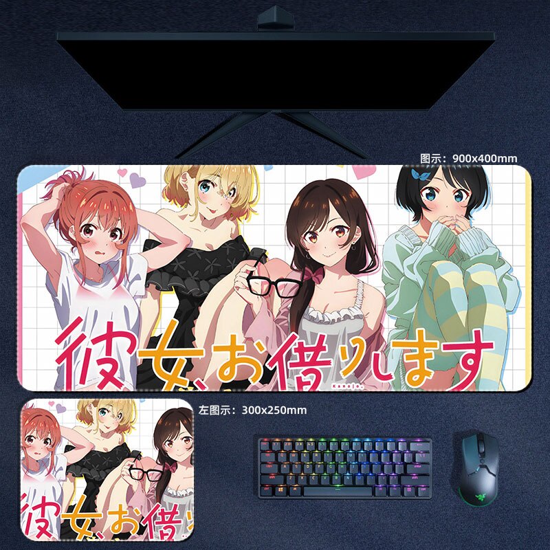 Rent A Girlfriend Mouse Pads