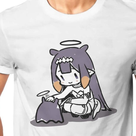 This shirt captures the magic of Ninomae. If you're looking for more Hololive merch, we have it all! Check out our anime merch now—free shipping!