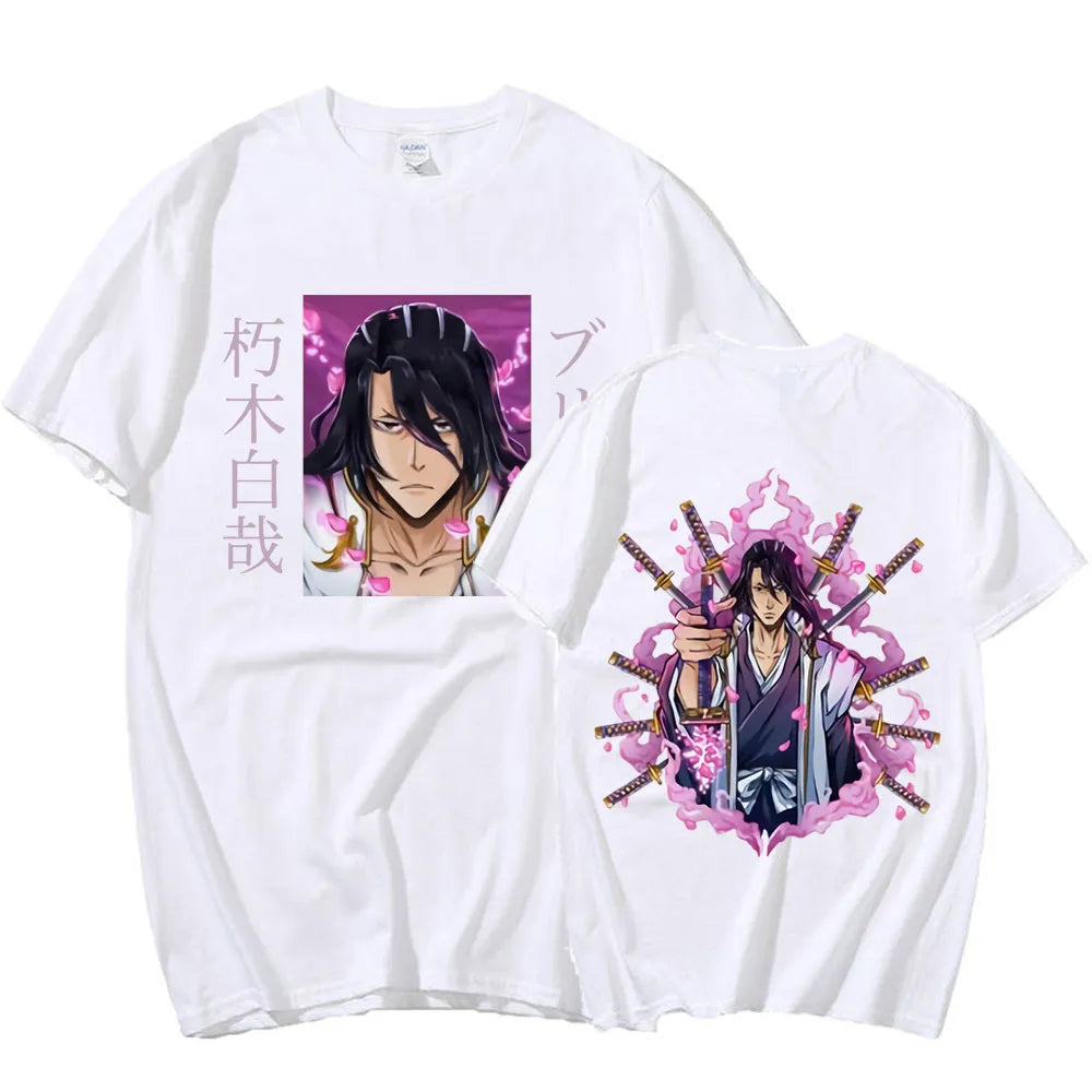 Enter the world of Soul Reapers with our Bleach Byakuya Kuchiki T-Shirt, If you are looking for more Bleach  Merch, We have it all!| Check out all our Anime Merch now!