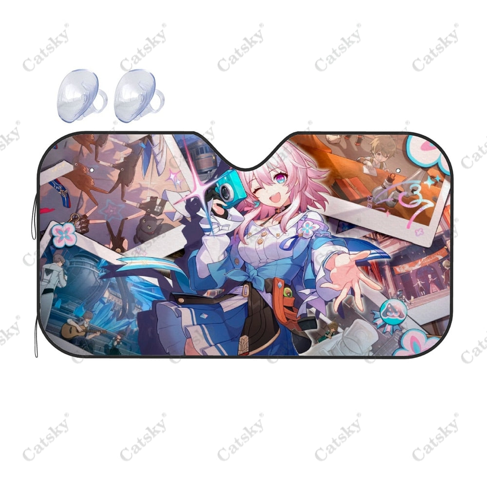 Honkai Star Car Sun Visor